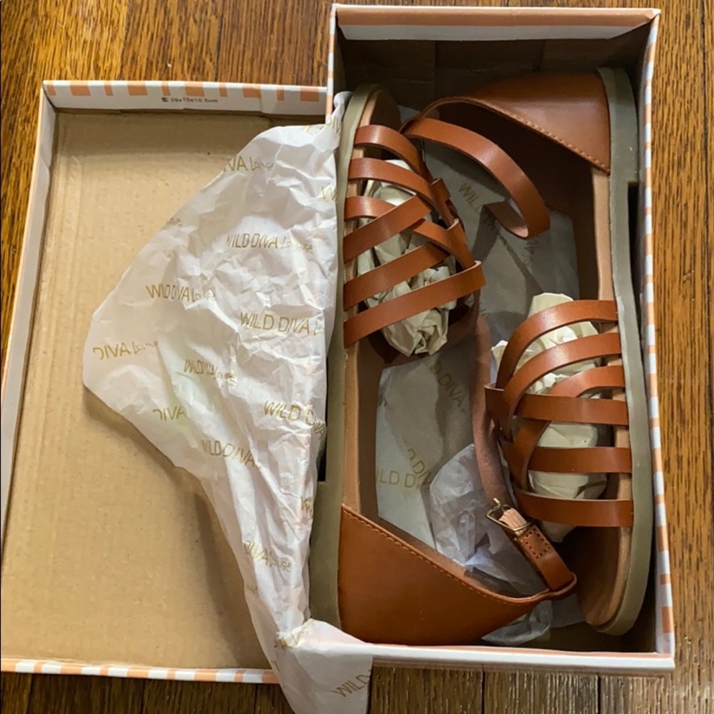 Tan sandals